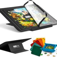 Tavola puzzle 1000 pezzi, con supporto regolabile