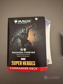 Magic Marvel Black Phanter commander deck inglese