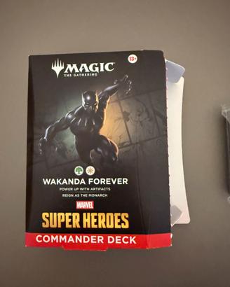 Magic Marvel Black Phanter commander deck inglese