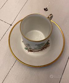 Servizio caffè 12 Richard-Ginori Pittoria Doccia