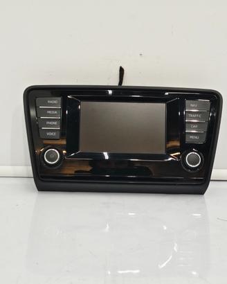 Display schermo multifunzione navigatore skoda oct