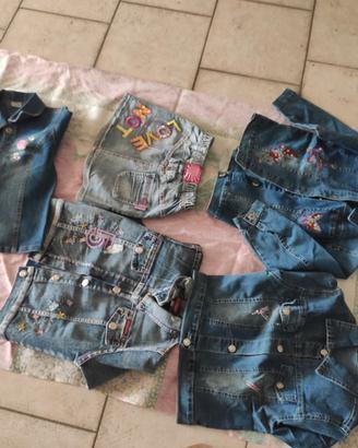CIACCHE E GONNA JEANS RICAMATO
