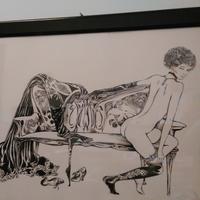 Guido Crepax serigrafia Valentina firmata