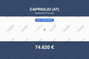 Immobile in asta di 159 m² con box auto a Caprigli