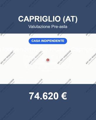 Immobile in asta di 159 m² con box auto a Caprigli