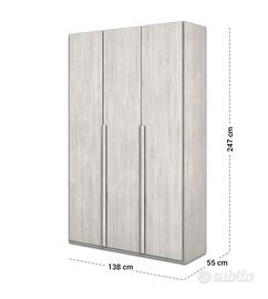 Armadio 3 ante