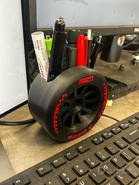 Porta penne e altro a forma di ruota  3D