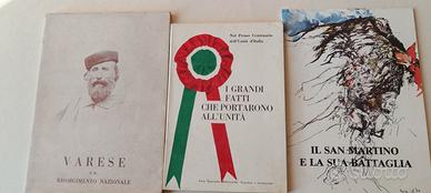 3 libri di storia : Risorgimento e Guerra Mo