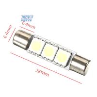 LED LAMPADINA TIPO FUSIBILE 28MM 3 LED