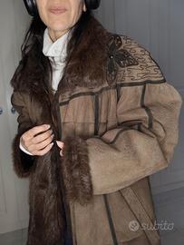 Cappotto in Montone shearling Rovesciato Vintage 
