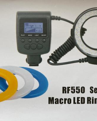 Flash Macro LED Ring Pixturize RF-550D – completo