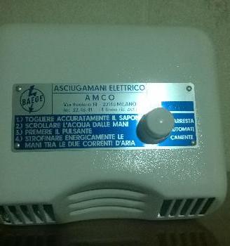 Asciugamani elettrico