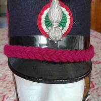 kepi nunziatella  con pennacchio e fregio tg 54