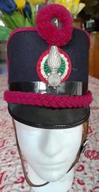 kepi nunziatella  con pennacchio e fregio tg 54