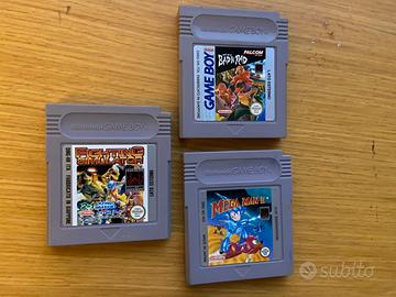 3 Giochi console nintendo game boy usati