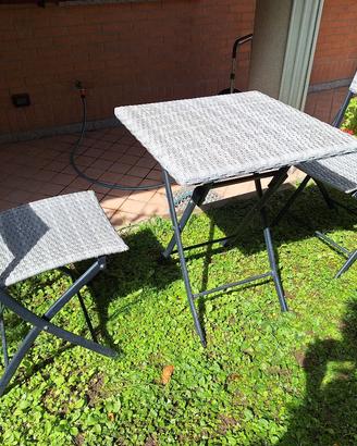 Set in rattan per 2 persone 