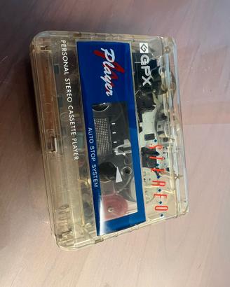 Lettore musicassette trasparente colori americani