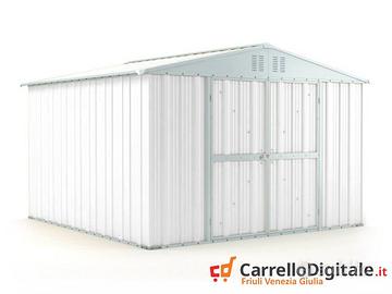 Box struttura lamiera Acciaio 327x307cm bianco