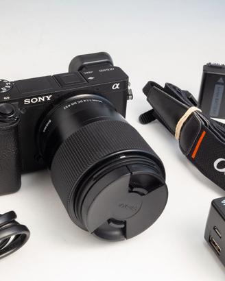 mirrorless Sony a6400 + sigma DC DN 30/1.4