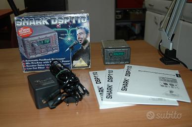 BEHRINGER SHARP DSP110 COMPRESSORE PREAMPLI MIKE