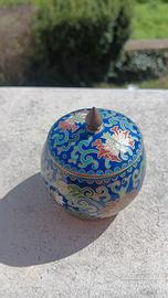 Piccolo contenitore cloisonné 
