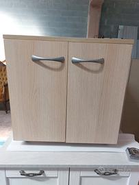Mobiletto Sottolavabo Salvaspazio – Effetto Legno 