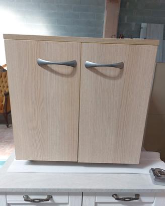 Mobiletto Sottolavabo Salvaspazio – Effetto Legno 