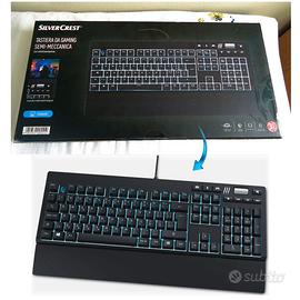Tastiera Semi Meccanica Gaming Retroilluminata