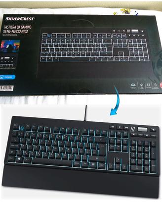Tastiera Semi Meccanica Gaming Retroilluminata