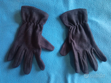 GUANTI INVERNALI BLU MARINO in caldo PILE taglia L