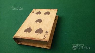 Scatola legno arte povera