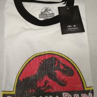 T-Shirt uomo originale JURASSIC PARK nuova
