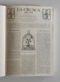 LA CRUSCA PER VOI, periodico semestrale, 1991-2004