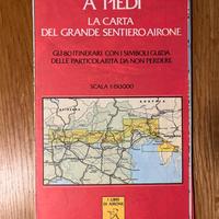 Cartina geografica grande sentiero Airone