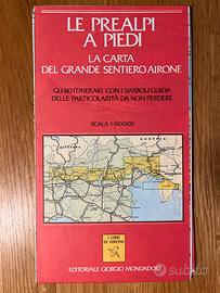 Cartina geografica grande sentiero Airone