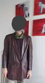 giacca pelle Mc Gregor anni 80