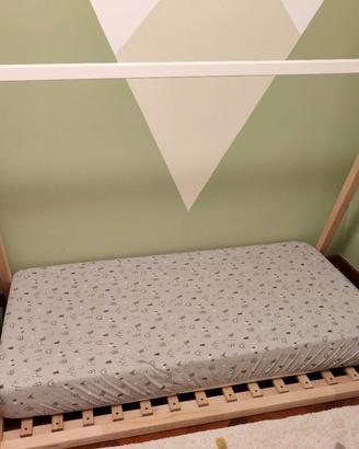 Lettino montessoriano a tenda 