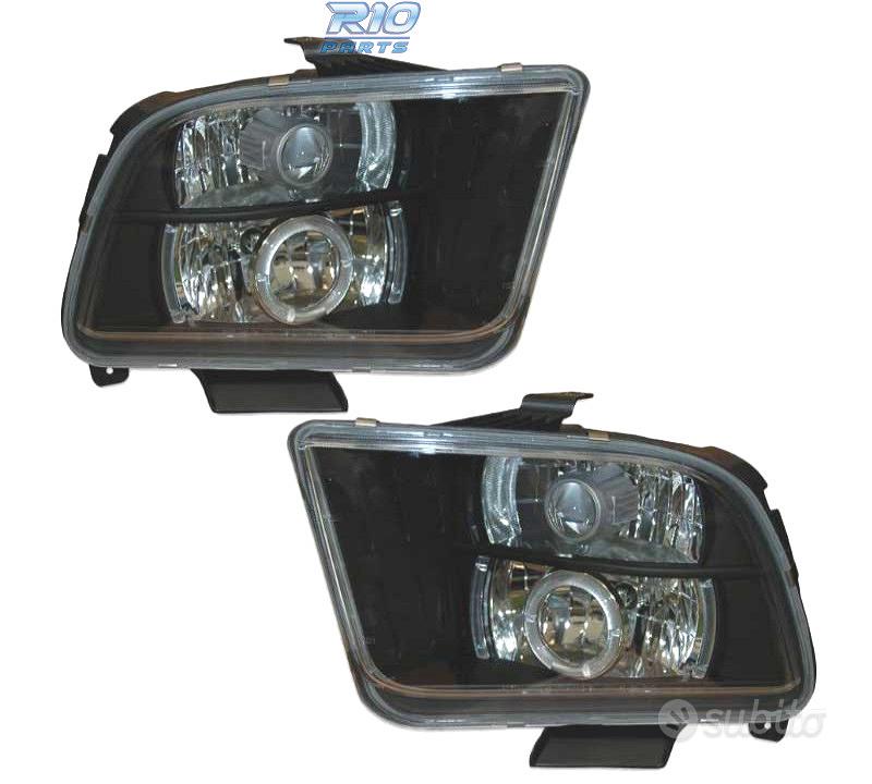 LED Headlights For 2005 06-2009 Ford Mustang Projector Headlamps HID Xenon DRL e