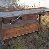 BANCO DA FALEGNAME LAVORO IN ROVERE