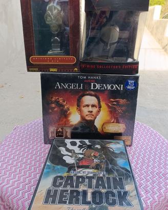 ANGELI E DEMONI + INDIANA JONES+ 300 + CAP.HERLOCK