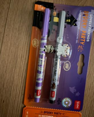 Set 2 penne Gel legami Spooly Party 