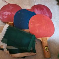 Ping pong :racchette e rete,