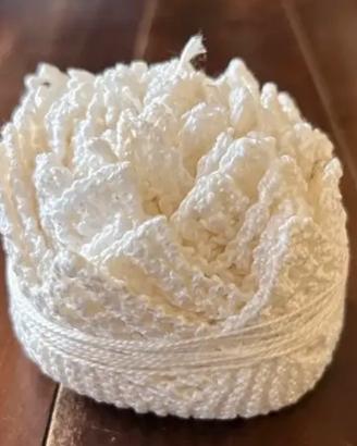 Pizzo fatto ai ferri Vintage "Lungo 221 cm"