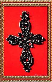 CIONDOLO *NUOVO* CROCE GOTICA *STILE ANTICATO*