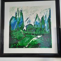 Serigrafia Mario Schifano - In fondo - n.50 di 199