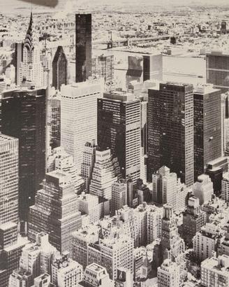 N. 2 stampe New York Midtown Manhattan 