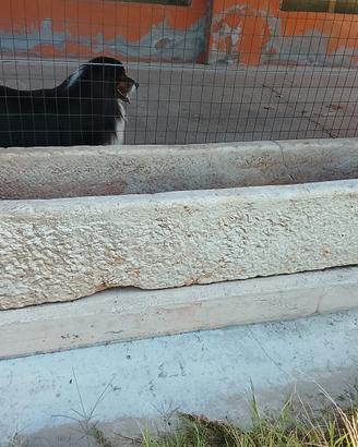 antico abbeveratoio in marmo 
