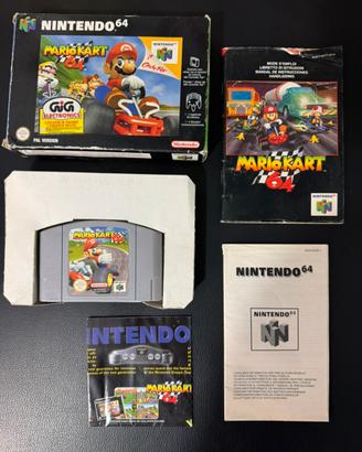 Mario Kart 64 Nintendo 64 PAL ITA GIG COMPLETO