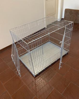 Gabbia grande con due ingressi e fondo