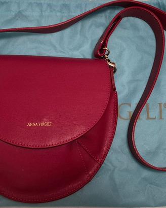 borsa tracolla in pelle Anna Virgili 